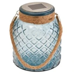 B&M Ocean Air Solar Powered Glass Lantern