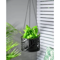 B&M Urban Eden Metal Hanging Planter -Green Joy Store 393063 urban eden metal hanging planter1