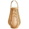 Large Solar Powered Natural Lantern -Green Joy Store 393064 solar powered natural lantern with flickering warm white led 2
