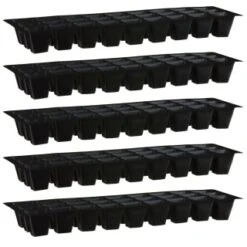 B&M Seed Trays 5pk - Small -Green Joy Store 393174 5 seed trays group