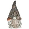 B&M Solar Rustic Gonk Gnome Ornament - Mushroom -Green Joy Store 393242 solar rustic gonk gnome ornament mushroom 2