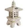 B&M Rustic Pagoda Ornament With Solar LED -Green Joy Store 393435 rustic pagoda ornament with solar led 2