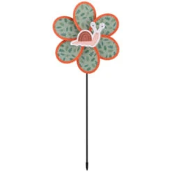 B&M Kids Insect Windmill Stakes 3pk 12 B&M Kids Insect Windmill Stakes 3pk -Green Joy Store 393684 3pk kids windmills snail