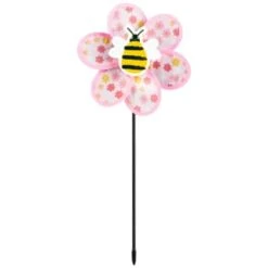 B&M Garden Windmills 3pk -Green Joy Store 393686 girls windmills 3pk bee
