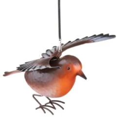 B&M Springy Hanging Bird - Brown -Green Joy Store 393690 springy bird hanging brown 3