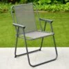 Simply Garden Folding Relaxer Chair - Grey -Green Joy Store 393742 simply garden relaxer chair