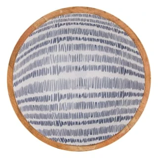 B&M Ocean Air Wooden Bowl - Stripes 4 B&M Ocean Air Wooden Bowl - Stripes - Image 2