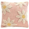 B&M Floral Tufted Cushion 45 X 45cm - Pink -Green Joy Store 396083 tufted cushion floral