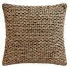 B&M Black & Natural Woven Cushion -Green Joy Store 396142 woven cushion natural